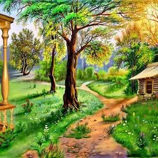 Схема вышивки «Лето»