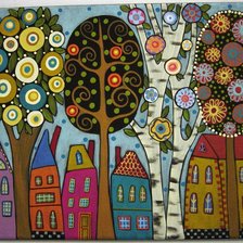 Схема вышивки «детский рисунок»