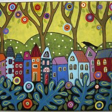 Схема вышивки «детский рисунок»