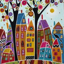 Схема вышивки «детский рисунок»