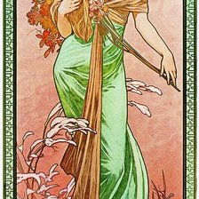 Схема вышивки «женский образ»