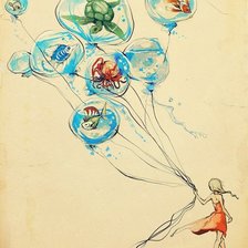 Схема вышивки «воздушные шары»