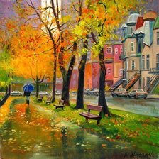 Схема вышивки «осень»