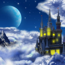 Схема вышивки «замок»