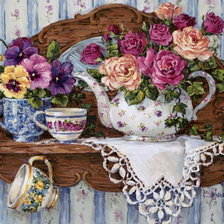 Схема вышивки «полка»