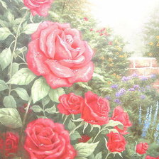 Схема вышивки «Розочки с саду))»