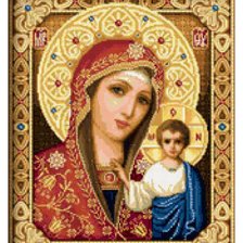 Схема вышивки «Богоматерь»