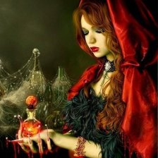 Схема вышивки «Загадка женской красоты»