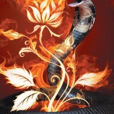 Схема вышивки «год змеи»