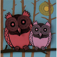 Схема вышивки «Совы»