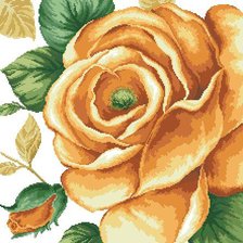 Схема вышивки «роза1»