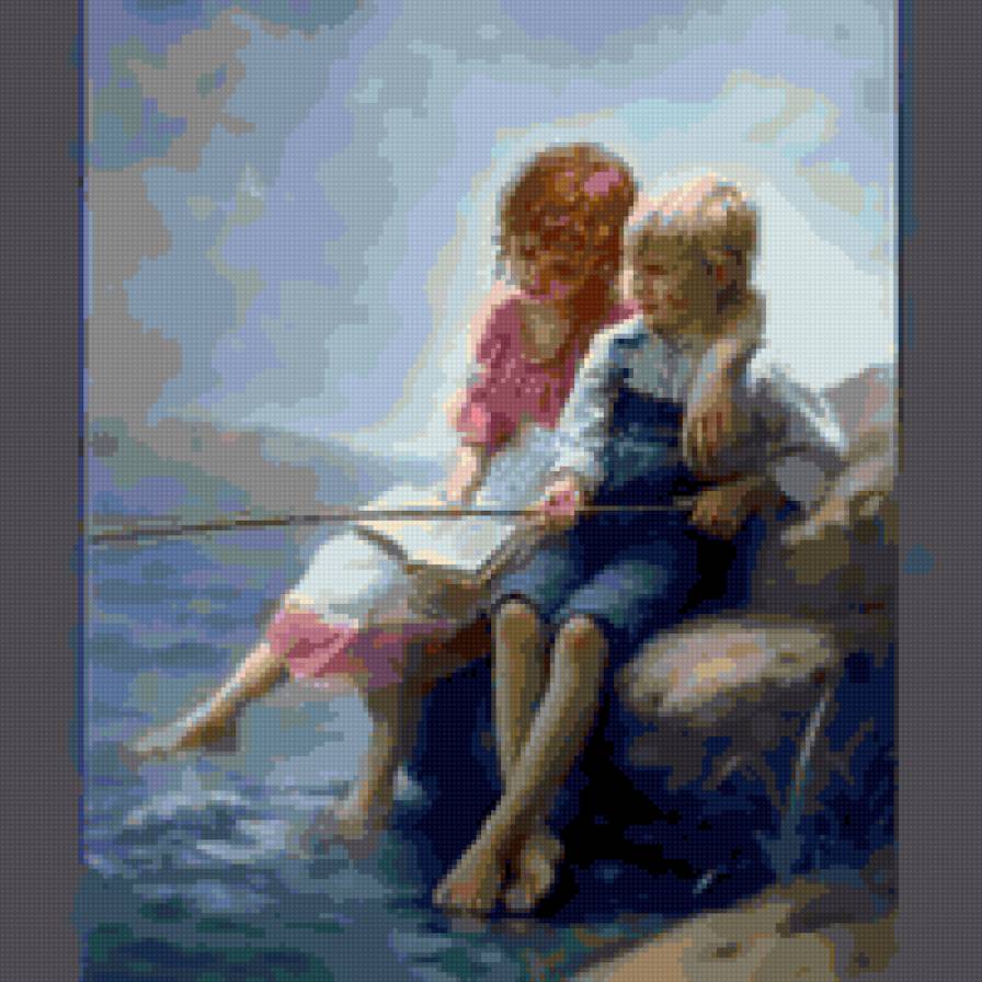 рыбаки - дети - предпросмотр