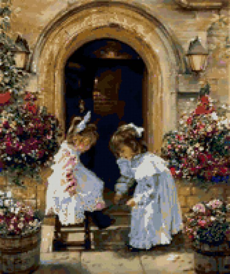 подружки - ретро, дети - предпросмотр