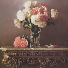 Схема вышивки «розы»