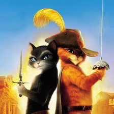 Схема вышивки «Кот и кошка»