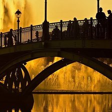 Схема вышивки «Мост»