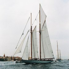 Схема вышивки «Парусник»