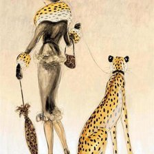 Схема вышивки «Ретро-гламур»