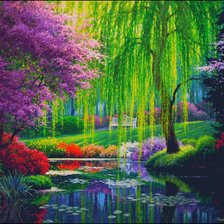 Схема вышивки «весна»