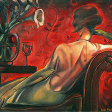 Схема вышивки «Гламур по Триш Биддл 4»