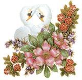 Схема вышивки «Лебеди»