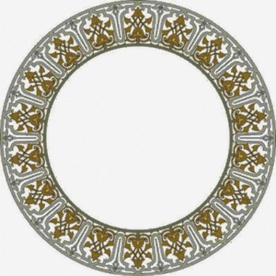 №112302 - розетка, рамка, узор, орнамент - предпросмотр