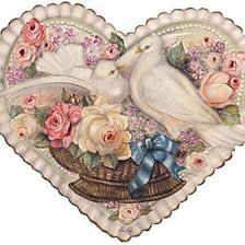 Схема вышивки «от всего сердца»