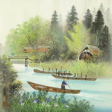 Схема вышивки «Серия "Пейзажи"»