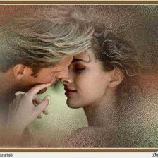 Схема вышивки «двое»