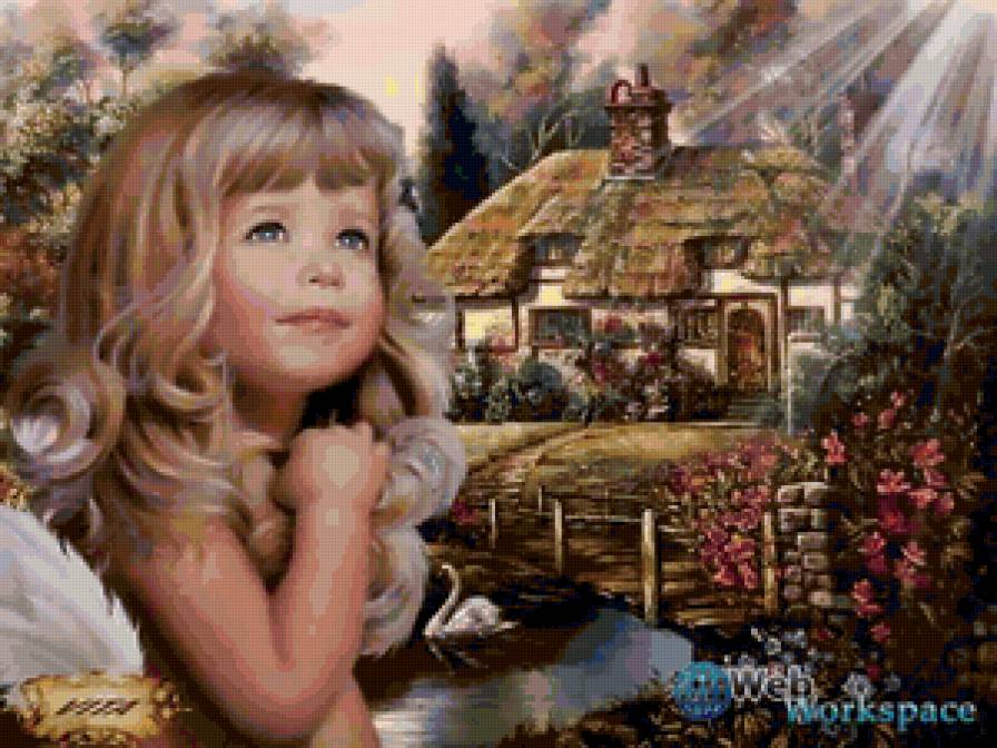 ангел-хранитель - счастье, дом, детство - предпросмотр