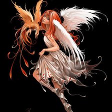 Схема вышивки «девочка-эльф»