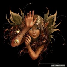 Схема вышивки «девочка-эльф-2»