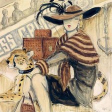 Схема вышивки «Ретро-гламур»