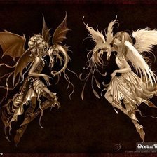 Схема вышивки «эльфийки»