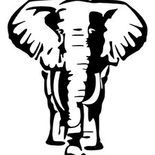 Схема вышивки «Слоник»