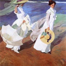 Схема вышивки «Дамы в белом»