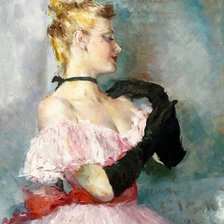 Схема вышивки «Актриса»