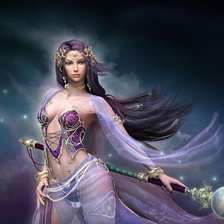 Схема вышивки «Восточная красавица»