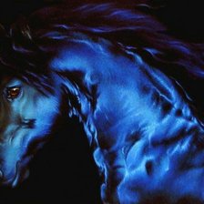 Схема вышивки «конь»