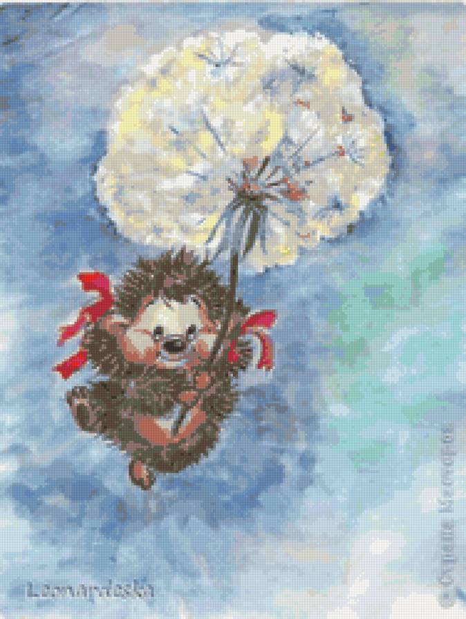 ёжик - цветок, ежик - предпросмотр