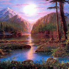 Схема вышивки «природа»