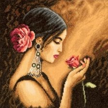 Схема вышивки «испанка»