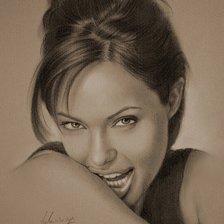 Схема вышивки «Дж. Ло.»