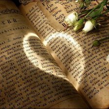 Схема вышивки «Серце в книзі»