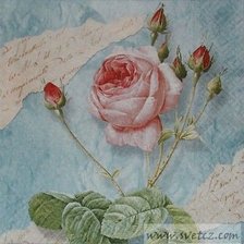 Схема вышивки «роза»