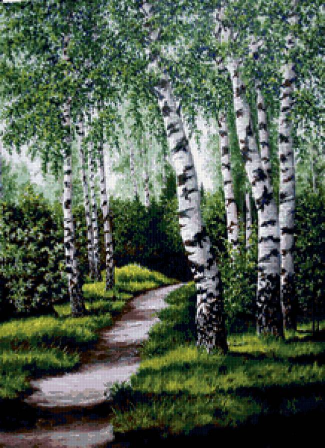 Серия "Пейзажи" - лето, дорога, пейзаж - предпросмотр