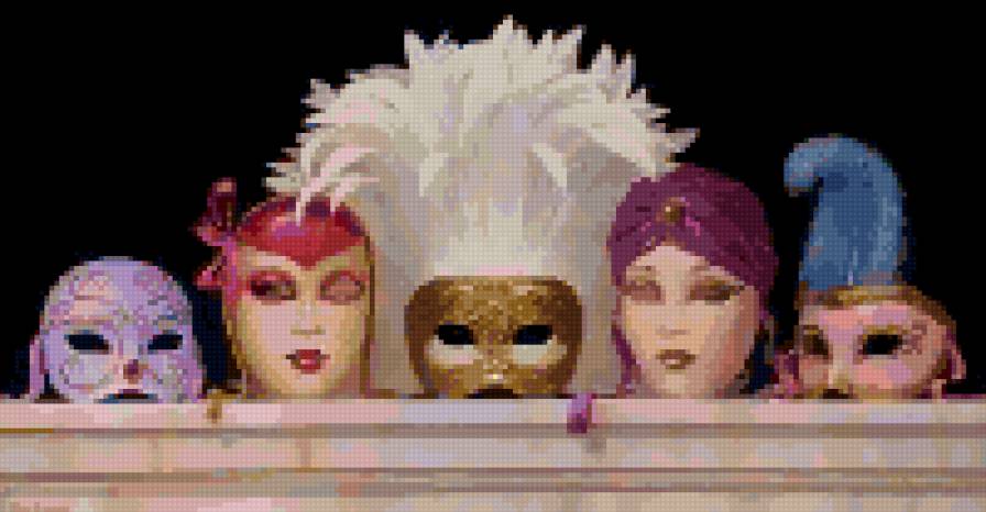 театральные маски - маски - предпросмотр