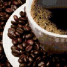 Схема вышивки «Кофе»