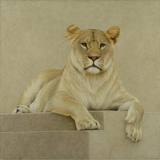 Схема вышивки «львица»