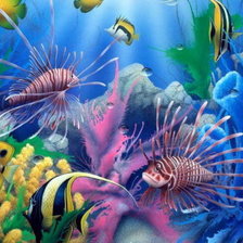 Схема вышивки «рыбки»